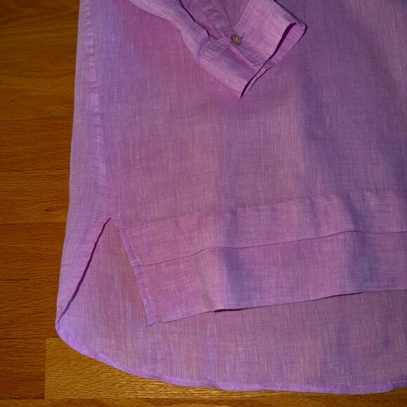 J. Jill Pink Linen Tunic Size Small - Picture 8 of 12